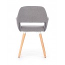 Стул HALMAR K283 серый/натуральный